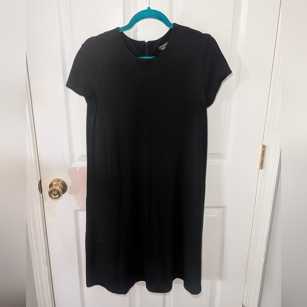 J. McLaughlin Classic Black Midi Dress